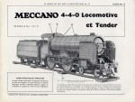 4-4-0 Locomotive et Tender
