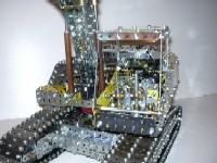 Excavatrice Meccano, cabine