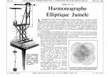 Harmonographe elliptique jumelé