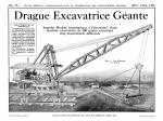 Drague excavatrice géante